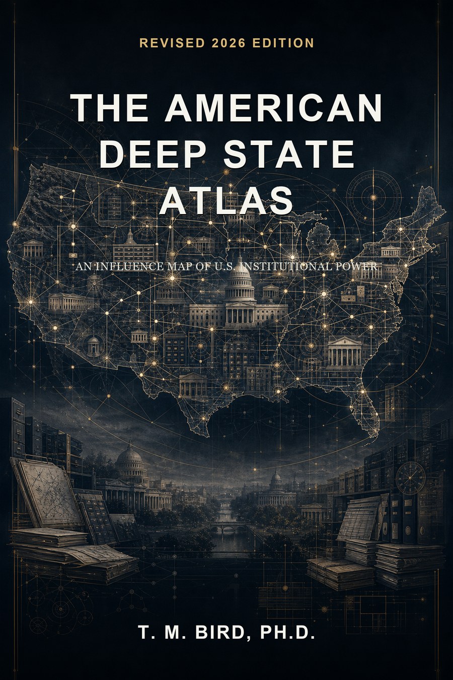 The American Deep State Atlas cover by T. M. Bird